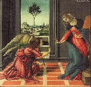 BOTTICELLI, Sandro The Annunciation gfhfghgf painting